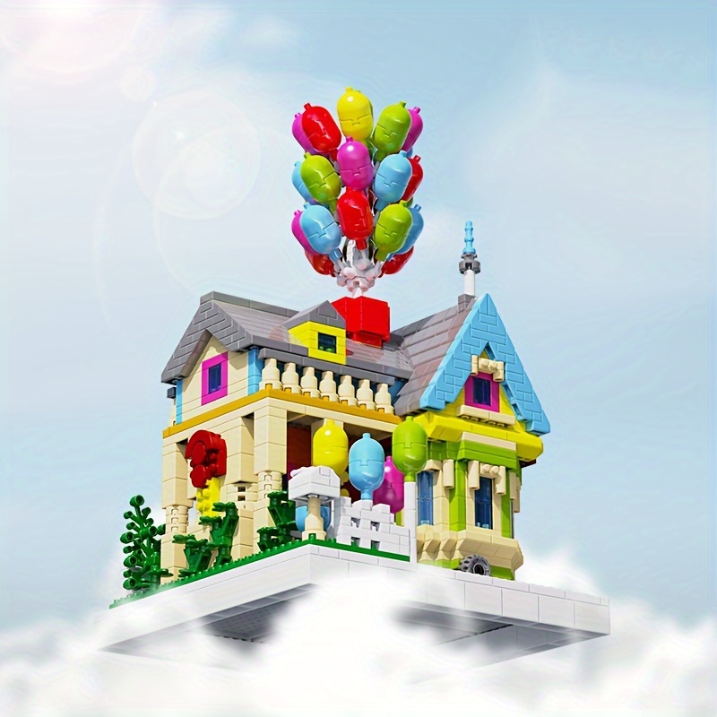 

1249pcs Balloon House Building Block Toy Set, Home Decoration, Valentine's Day Christmas Birthday Gift, Small Building Blocks