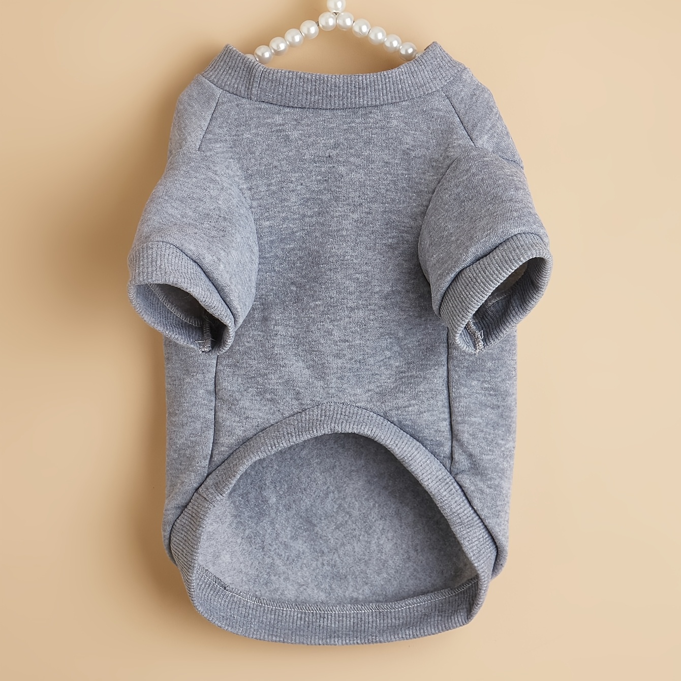 1pc summer pet sweatshirt casual and comfortable plain color clothes for dogs and cats Product details 2
