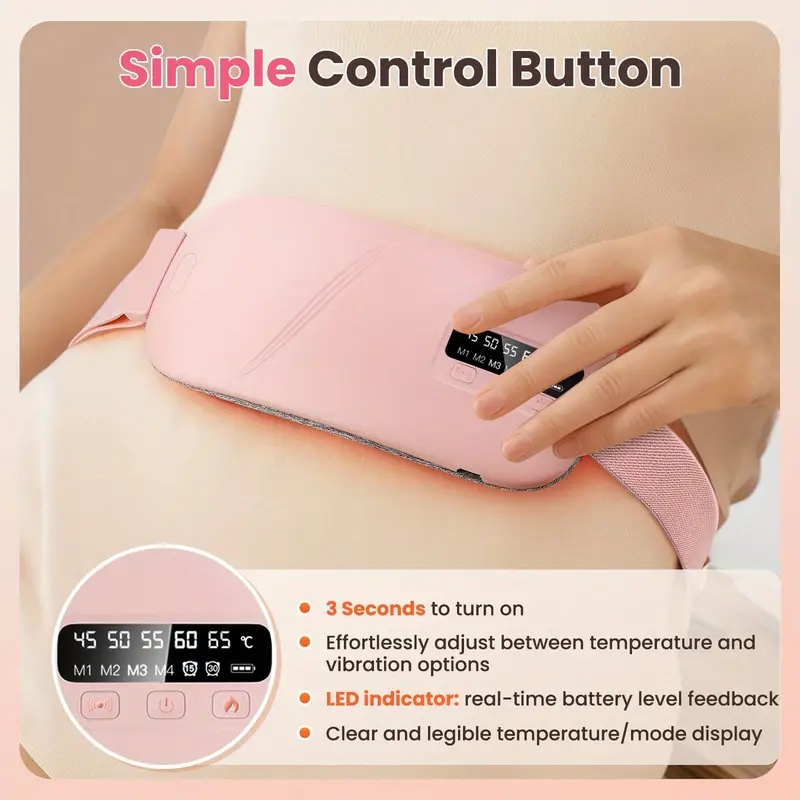 abdominal massage belt usb rechargeable led display - Temu Mauritius