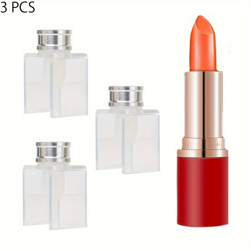 

Diy Lipstick Making Kit - 3pcs Silicone Mold Set With Aluminum Rings & Acrylic Holders, Food-grade, Reusable & , Lipstick Molds