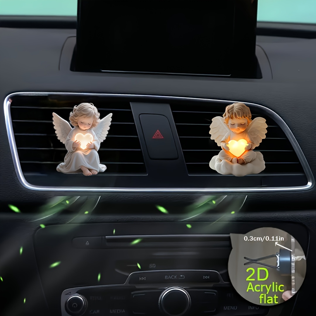 2D Flat, 2pcs with love angel