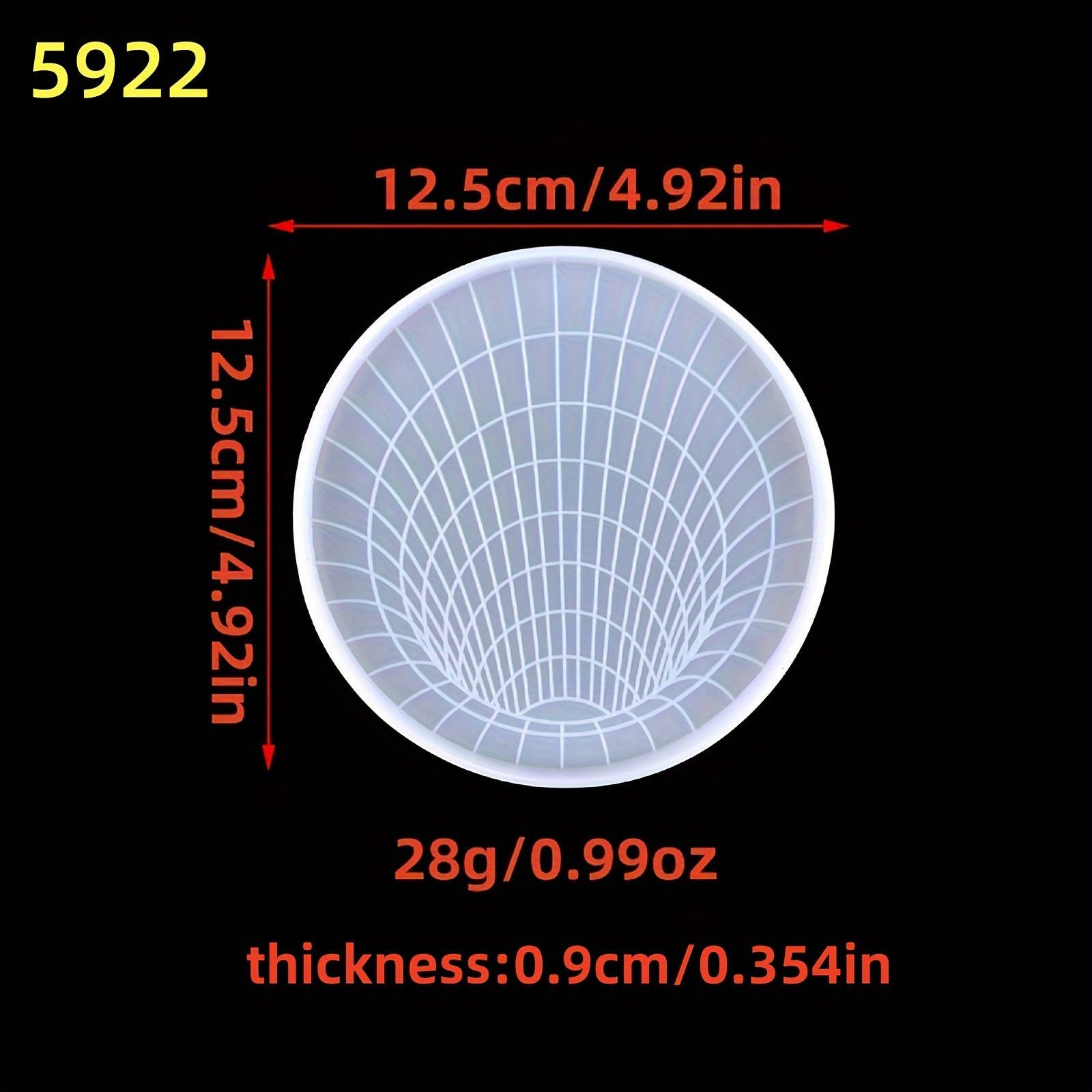 Sky Silicone Resin Molds - & Geometric Spiral Patterns, Round Coaster Casting Kit For Diy Crafts & Table Decorations, Ideal For Epoxy Resin Projects