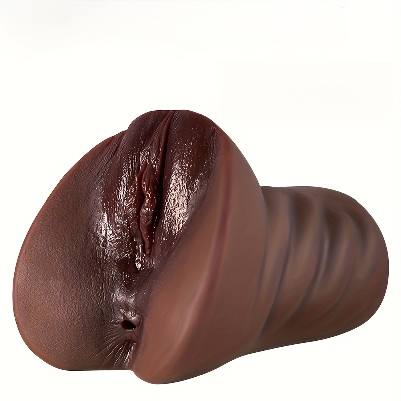 1pc 2 in 1 Male Masturbator, Realistic Pocket Cat Toy with 3D Vagina And Anal Sex Toy, Portable Adult Male Sex Doll for Male Masturbation Freedom