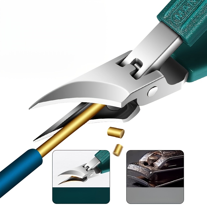 4pcs beak slanted nail clippers splash guard 25 edge nail clipper set with wide and slanted nail scissors splash proof slanted mouth nail clippers suitable for men and women thick hard nails details 1