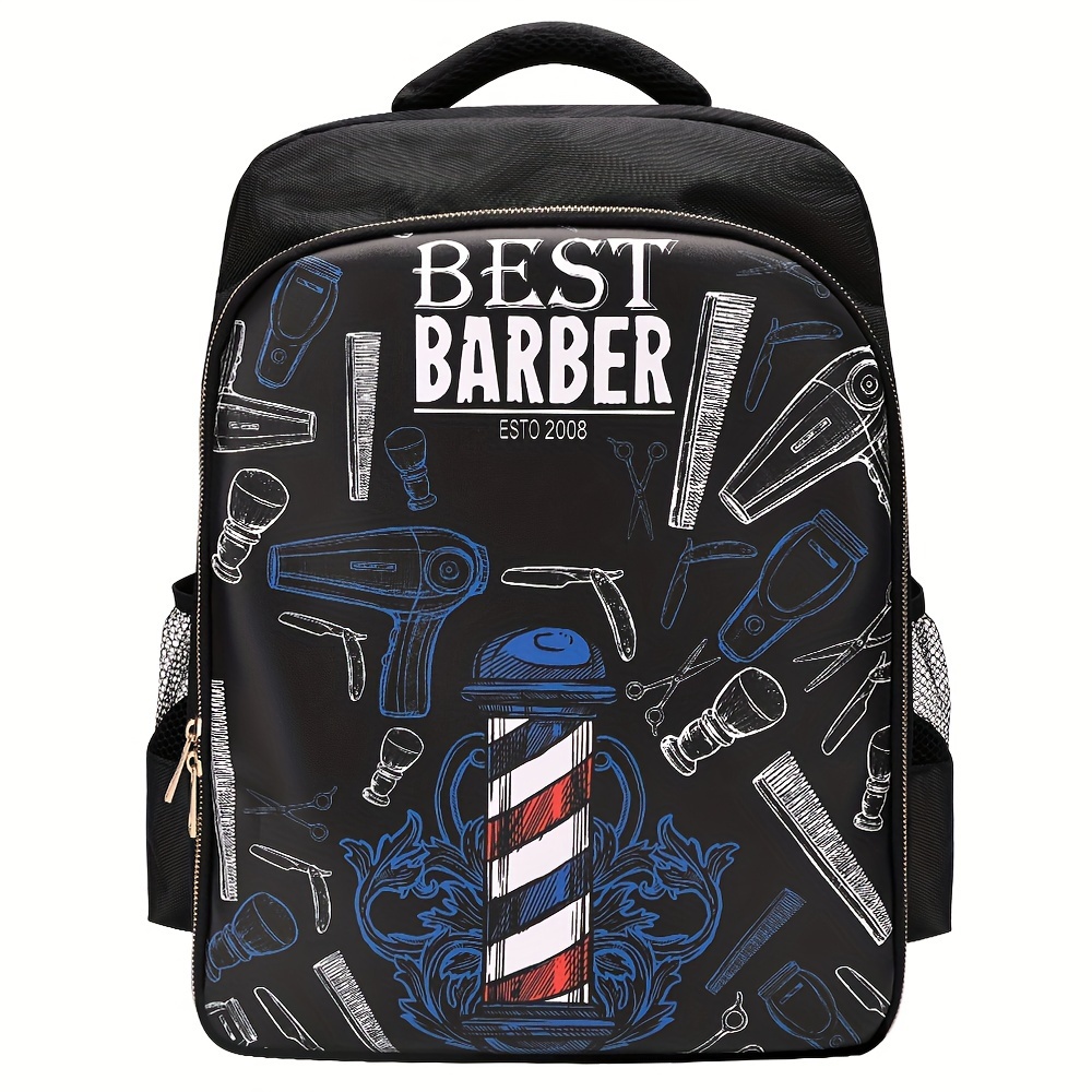 TEMU New Haircut Tool Storage Bag, Large Capacity Haircut Supplies Bag Storage Bag, Used For Haircuts And Supplies, Portable Hairstylist Haircut Tool