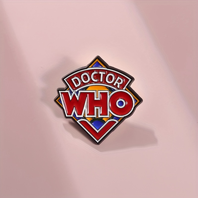 

Doctor Who Enamel Lapel Pin - Adorable And Simple Design, Alloy Material, Suitable For Everyday Wear