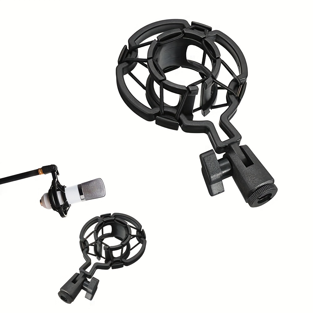 

Szkoston Microphone Shock Mount - Anti-vibration Holder For 1.65~1.81in Studio Condenser Mics, Ideal For Recording & Live Broadcasts