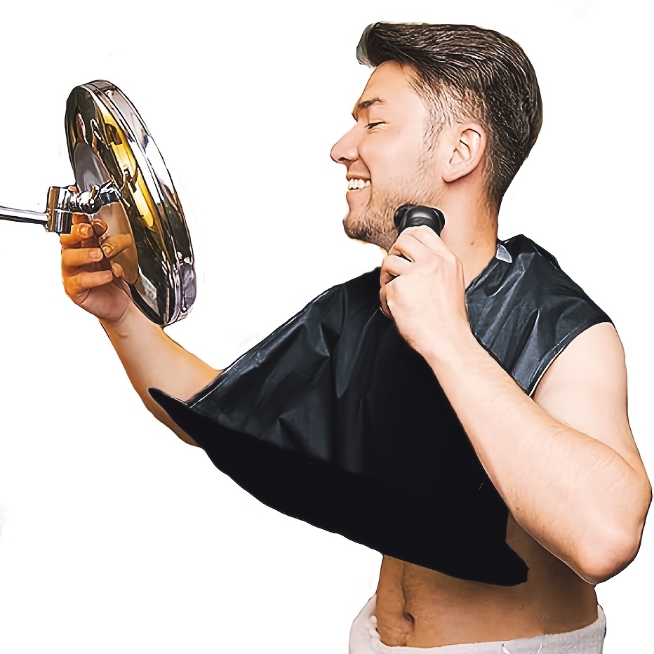 TEMU 1pc Shaving Cloak Shaving Home Bib Folding Shaving Bib