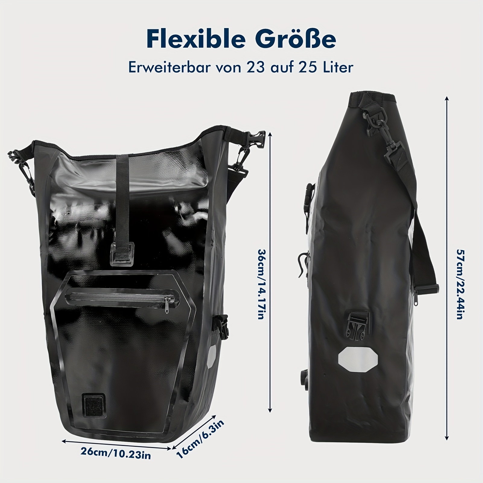 TEMU Luggage Rack Bike Bag 25 , Bike Bag Luggage Rack, Luggage Rack Bag, Rear Bike Bag