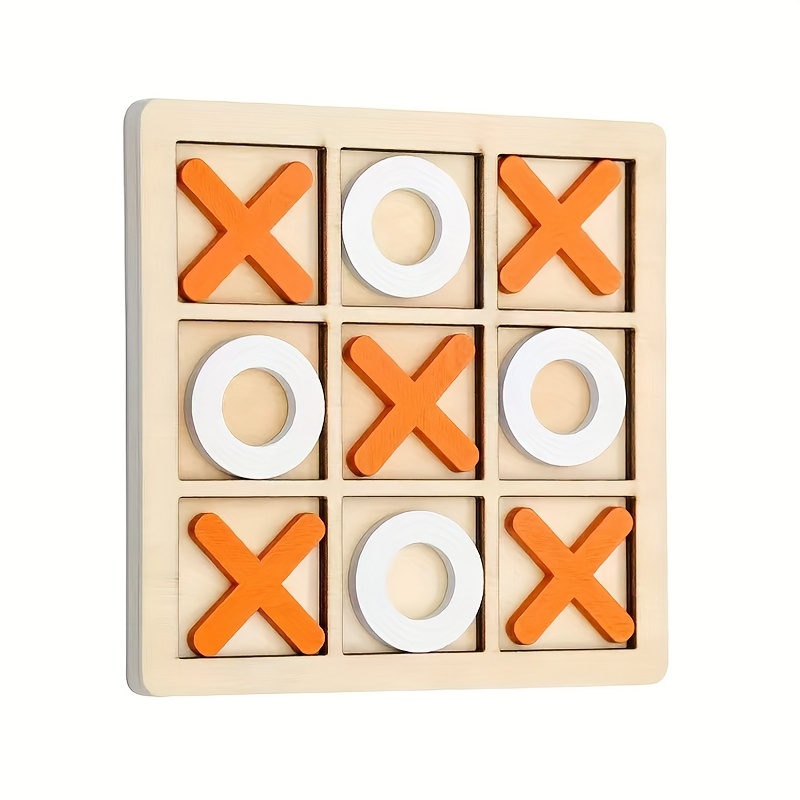 Tic Tac Toe Board Game, Tic Tac Toe Family Game, Classical Family Board Game, Wooden tic-tac-toe game, Christmas and Halloween gifts