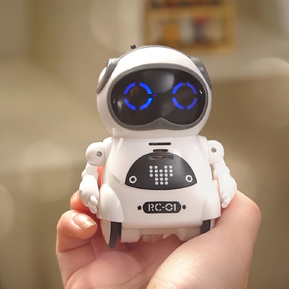 interactive mini rc robot toys talking singing dancing storytelling perfect gift for kids christmas halloween thanksgiving gifts battery not included details 1