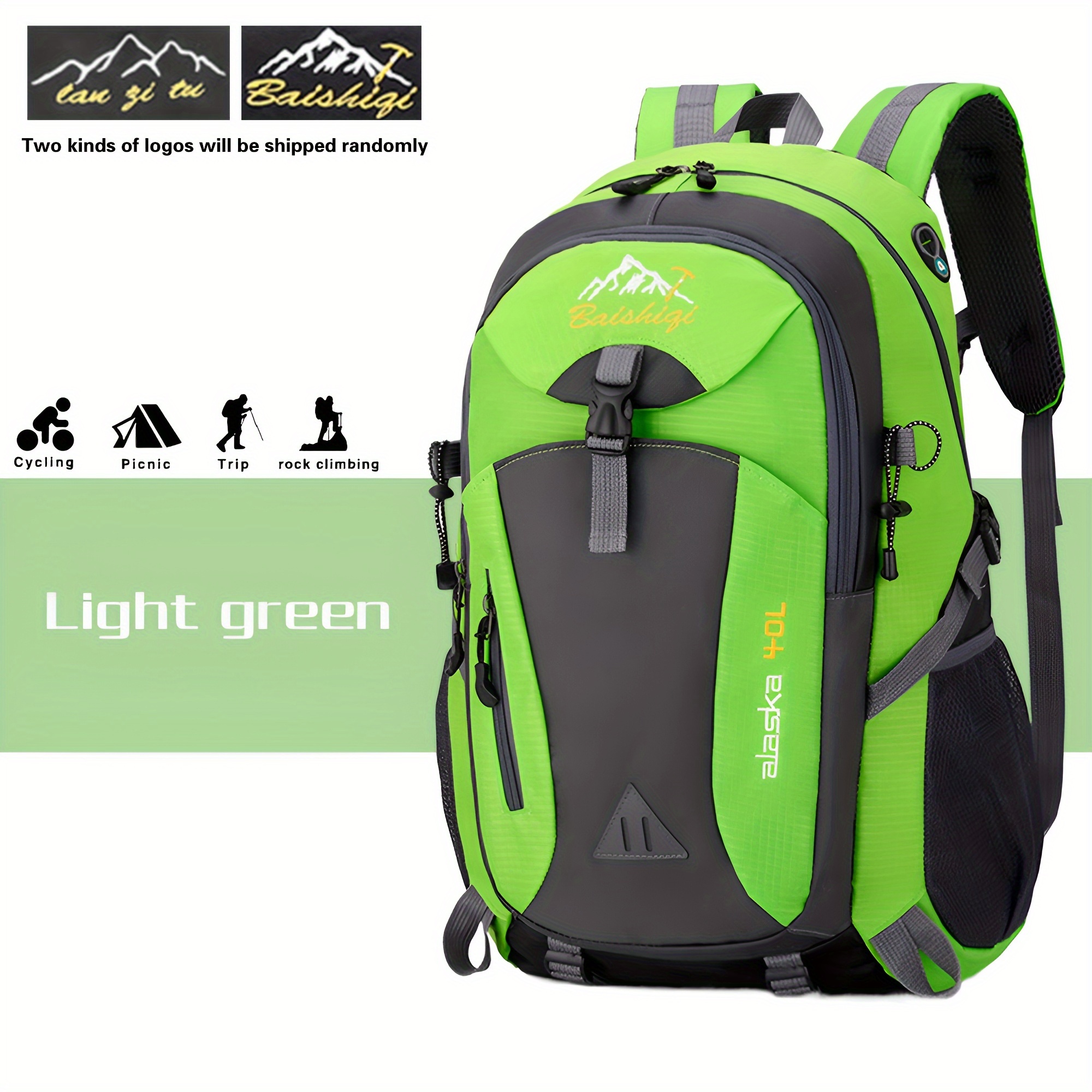 Mochila multifuncional de gran capacidad para exteriores, bolsa de montaña resistente y ligera, mochila para senderismo, bolsa deportiva para entrenamiento, bolsa de viaje elegante, bolsa ligera para ciclismo - Imagen 11