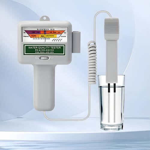 2 in 1 portable and ph water tester for industrial measurement swimming pools spas tap water and ph meter battery powered battery not included portable design