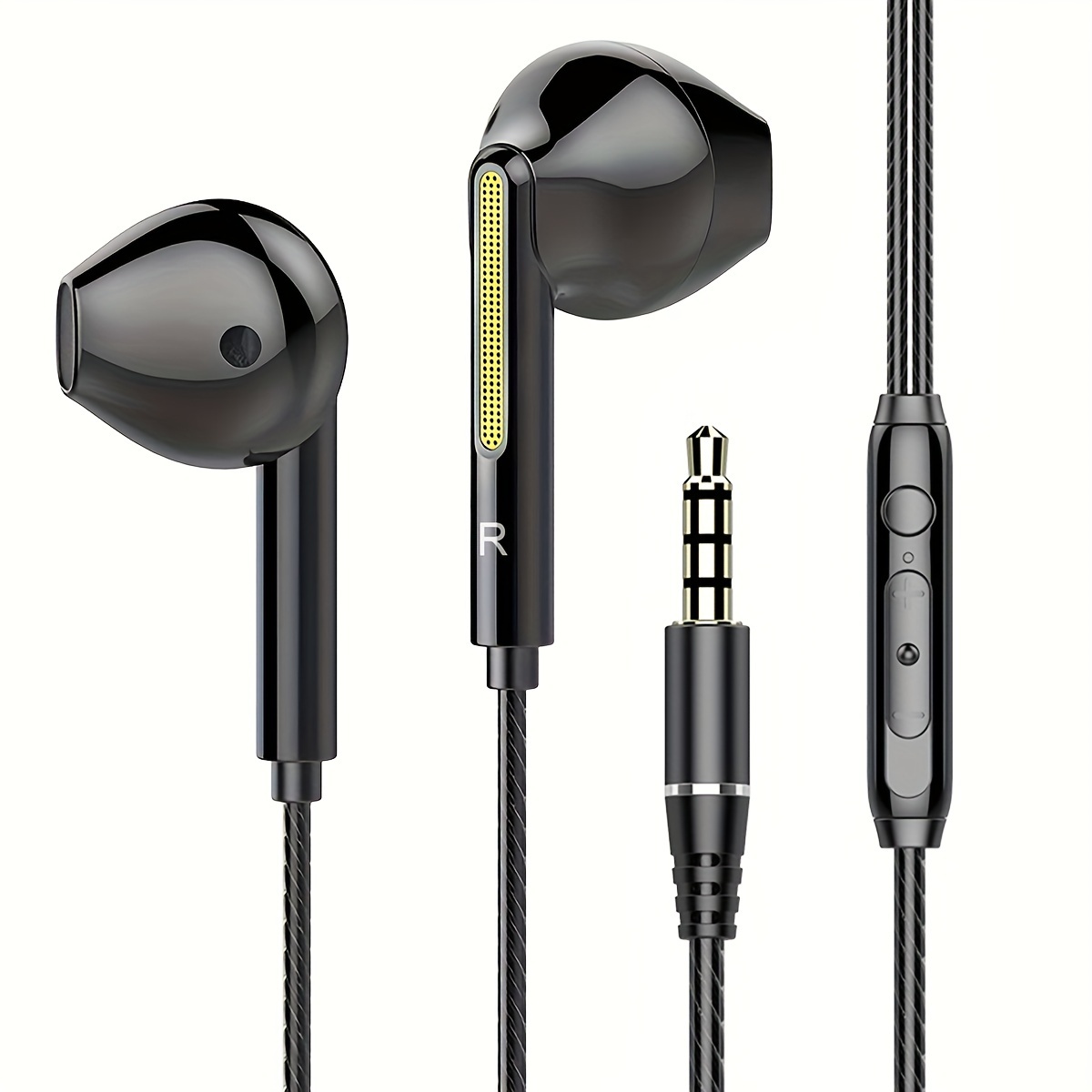Auriculares Cascos con Microfono y Control de Volumen para Movil y Tablet :  : Electrónica