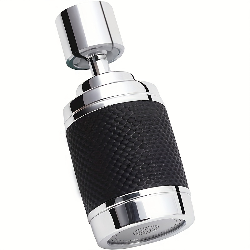 360° Rotating Kitchen Faucet Nozzle With Filter, High-pressure Water Bubble Mode Faucet Extender Accessory (black)