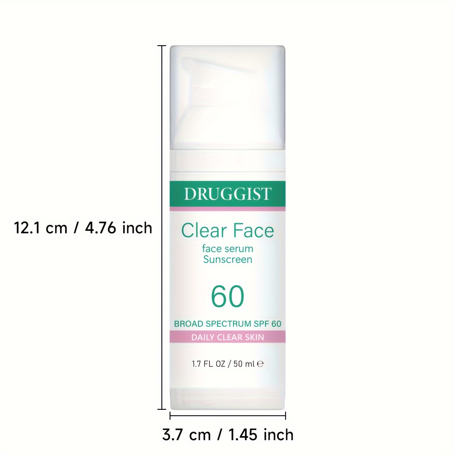 Clear Face Serum Sunscreen Broad Spectrum Spf 60+ Non Temu United Kingdom