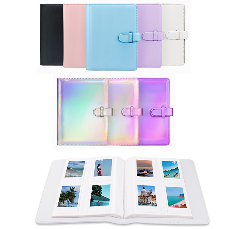a durable   leather album with 256 pockets for 3 inch film   of holding 256 photos   storing pictures and cards suitable for mini instant camera photos of sizes 12 11   the   for preserving   moments 0