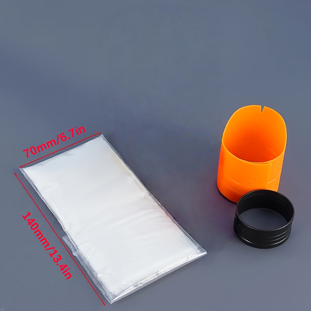 Image of 50pcs+1pc High- Carp Fishing Kit Bait Loader, Pva Bag Set For Fast Dissolving Baits, Anti- Design Suitable For Freshwater Lakes And Reservoirs, Bait Nesting Tool