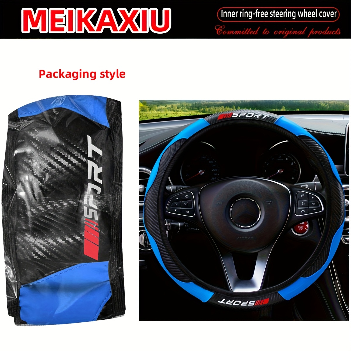 Elastic Car Steering Wheel Cover