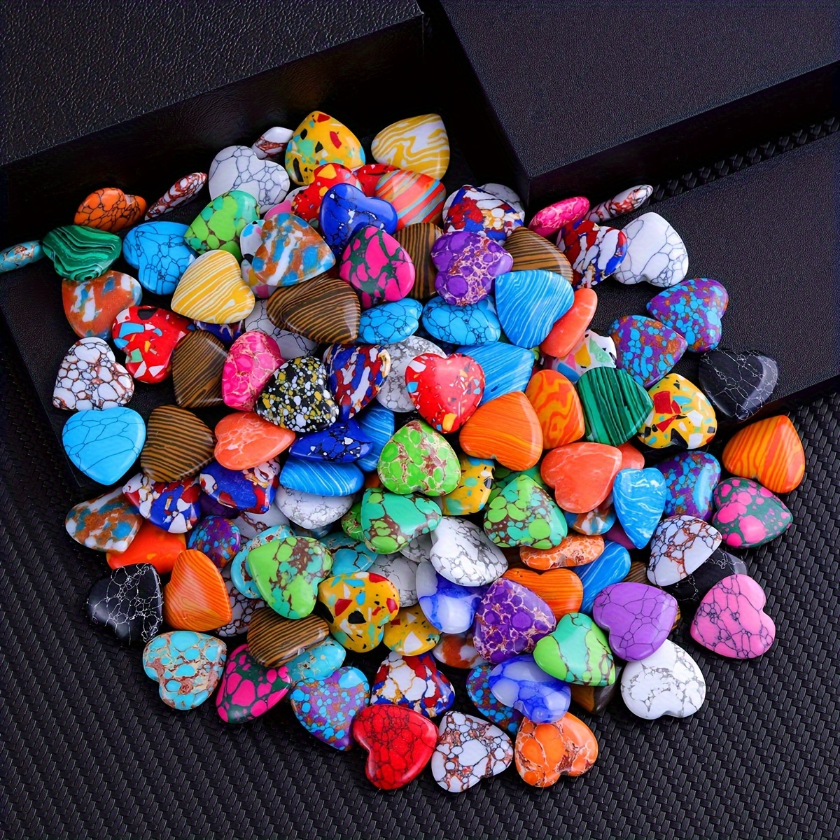 E-shop 35/65/100 Stück Sortiment Gravierte Daumen-Palm- DIY Garten Aquarium Zimmer Party Deko Sammlung Exemplare für Männer Frauen Urlaubsgeschenk