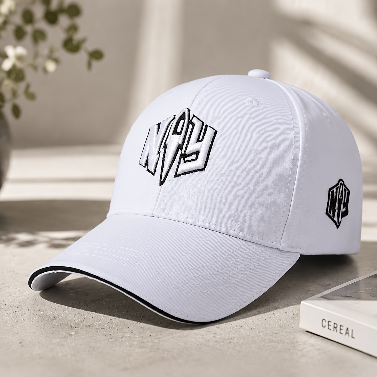 Boné Trucker Unissex Ajustável 1 peça com 3 Bordados  2