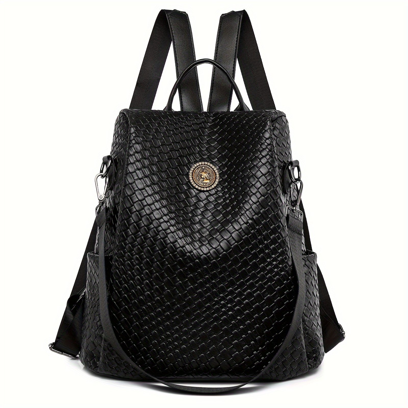 

Fashion Backpack Purse For Women, Large Vegan Leather Anti-theft Travel Bag, Hiking Backpack Shoulder Bag Handbag