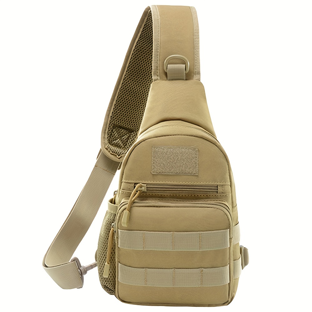 

Tactical Edc Sling Bag Military Molle Shoulder Bag Backpack Outdoor Chest Pack For Men