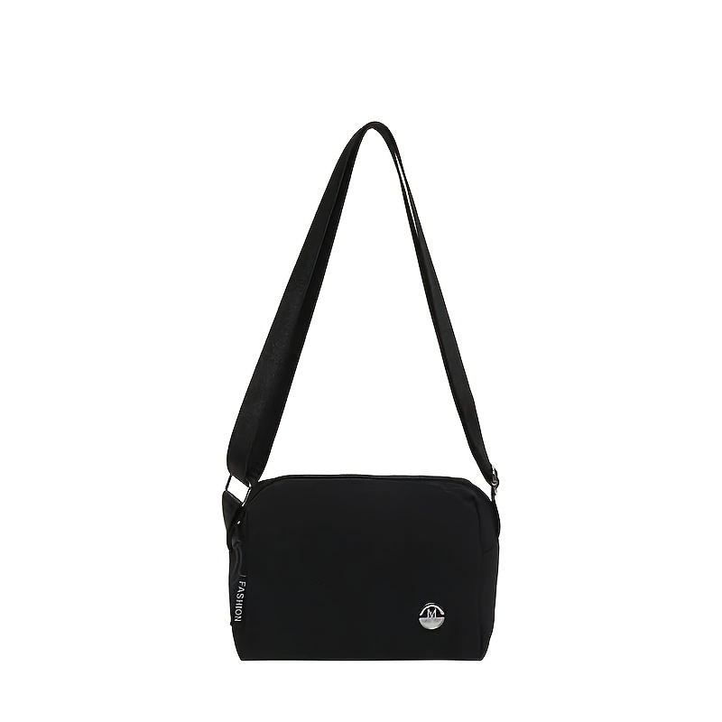 TEMU Bolso cuadrado mini minimalista de nailon para mujer, bandolera y versátil, bolso de para salidas , neceser casual para teléfono para el diario