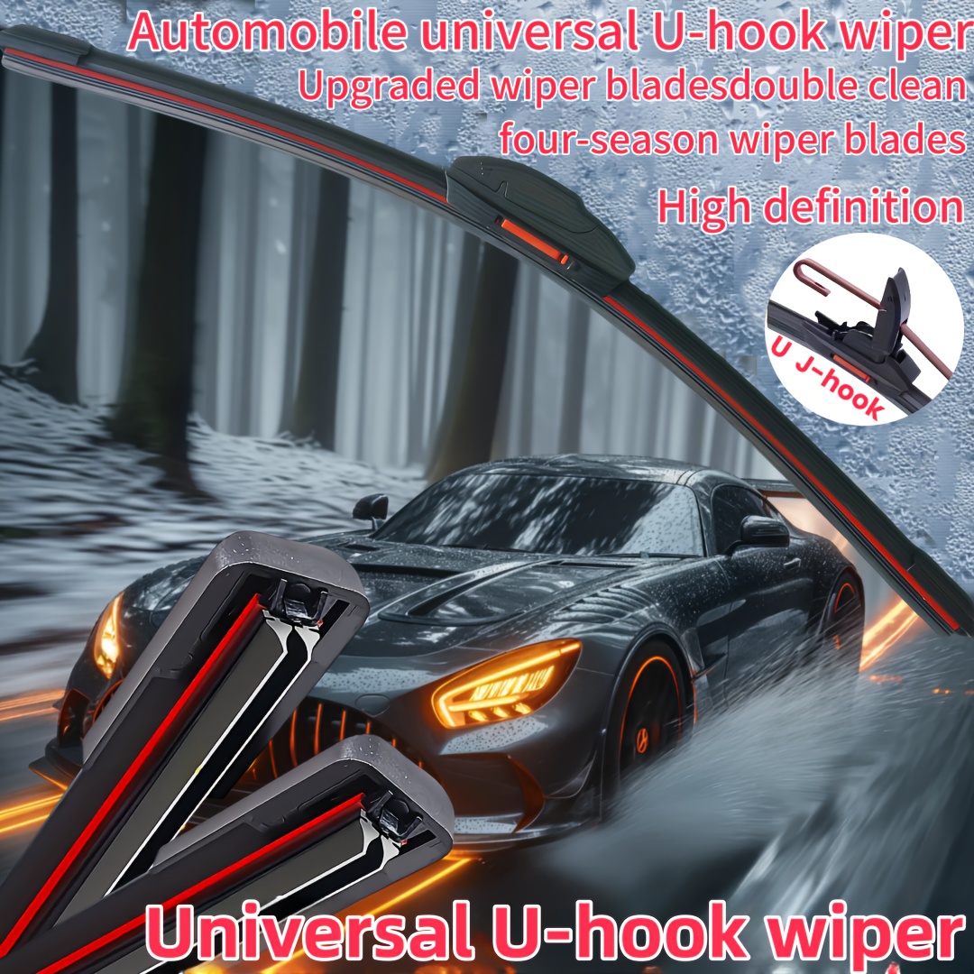 

1pc {universal Car } Double Strip U-shaped / Double- Strip / Hd