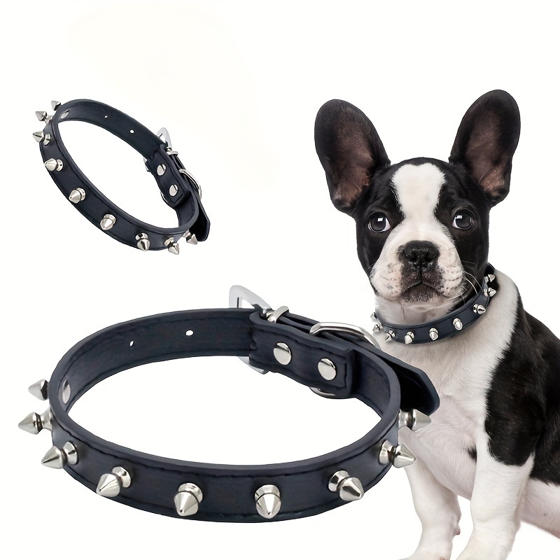 

Adjustable Leather Dog Collar - Bite-resistant, Hand-wash Only, Small To Medium Breeds