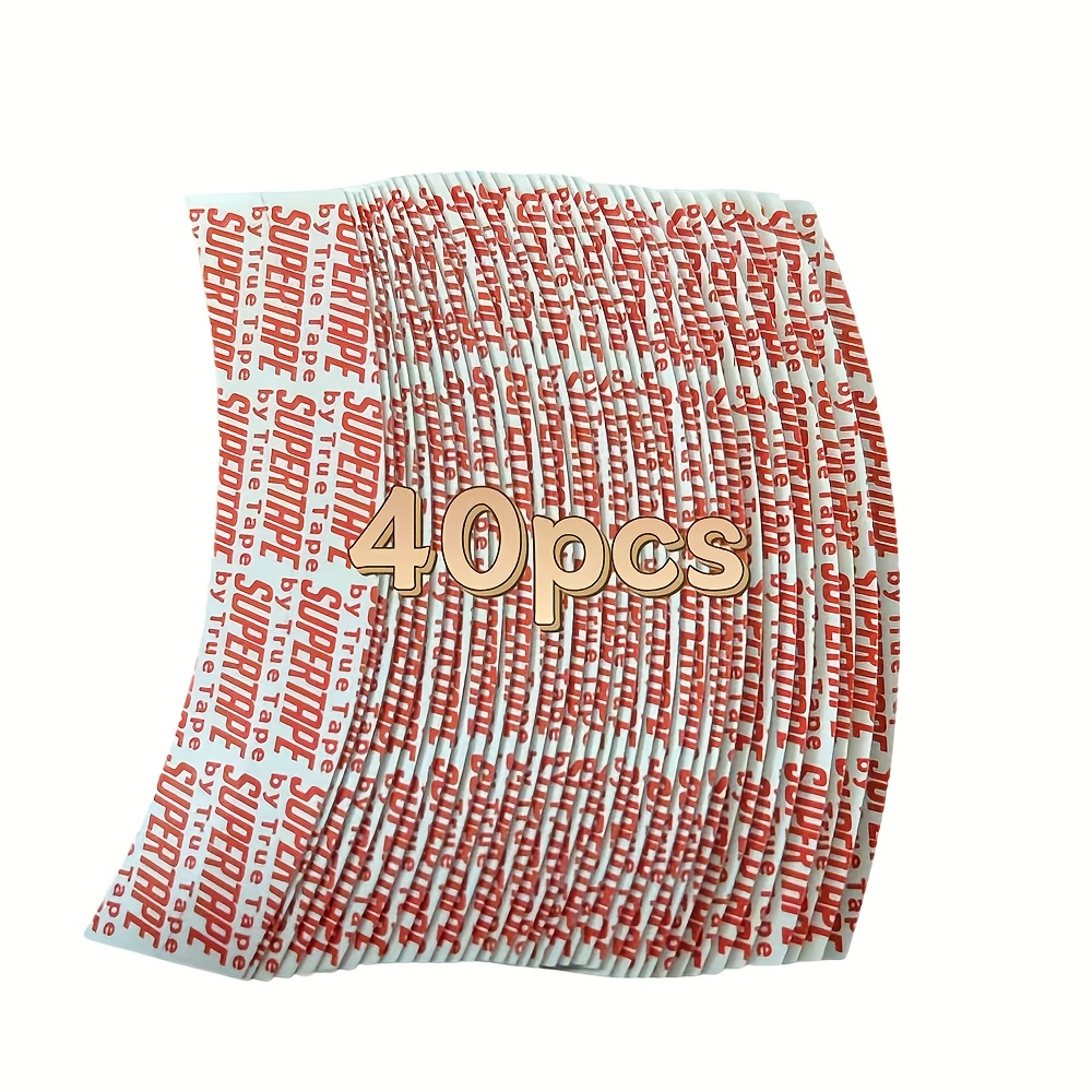 40pcs Wig Tape Waterproof Lace Tape For Hairpiece Wig Tape, Adhesive Double Sided Waterproof Wig Glue Supports Toupees, The Front Of Lace Glue For Hair Extension