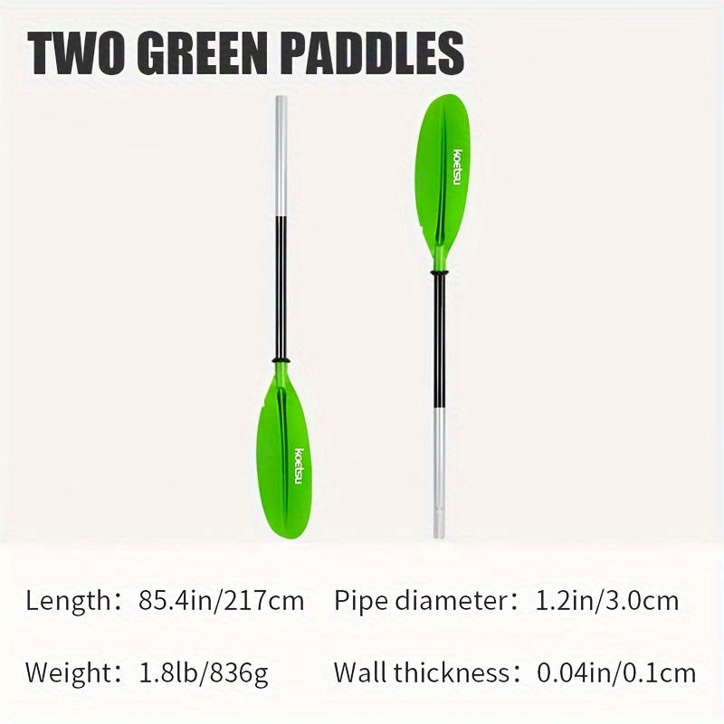 KOETSU Two-Stage Double Headed Kayak Aluminum Alloy Segmented Oars