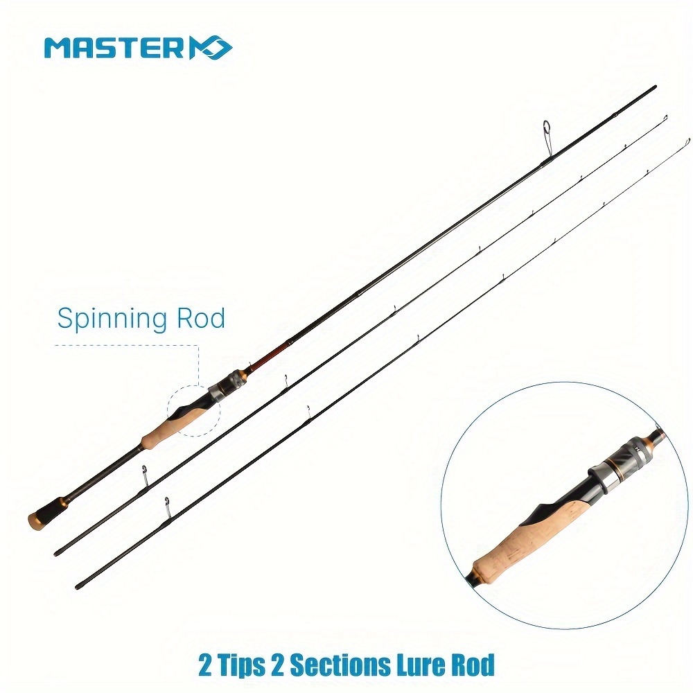 Ultra Light Spinning Carbon Fishing Rod Solid 2 Tips Enhance - Temu Canada
