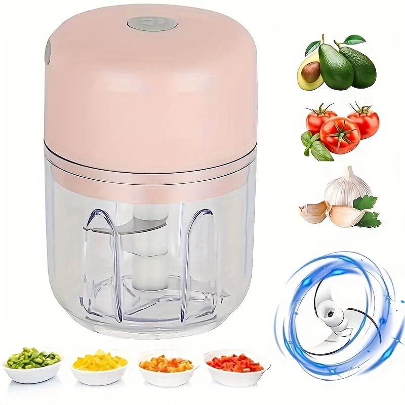 1pc 8 45 ounce capacity usb charging cooking machine kitchen garlic puree machine small automatic cooking machine multi   tool multiple colors kitchen supplies Product details 5