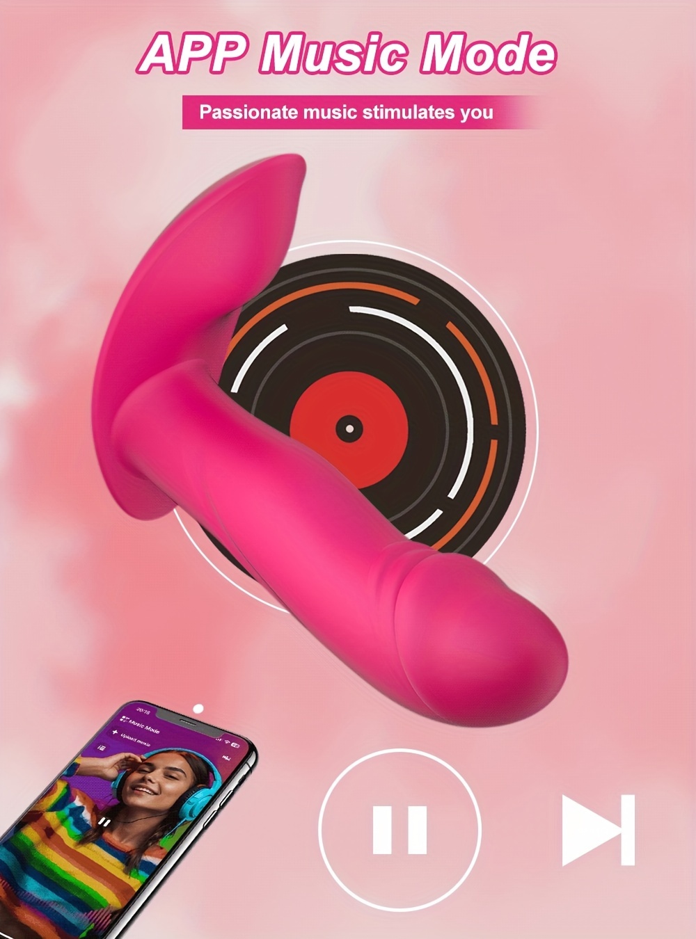 Vibrator Female Clitoris Stimulator Vagina Massager APP Control G Spot Simulation Dildo Sex Toys for Women Adult Sex Supplies, long distance sex toy, APP Control Vibrator, Sex Toys for Women, Toys for adults 18, Wireless Vibrator, Sex Toys for couple