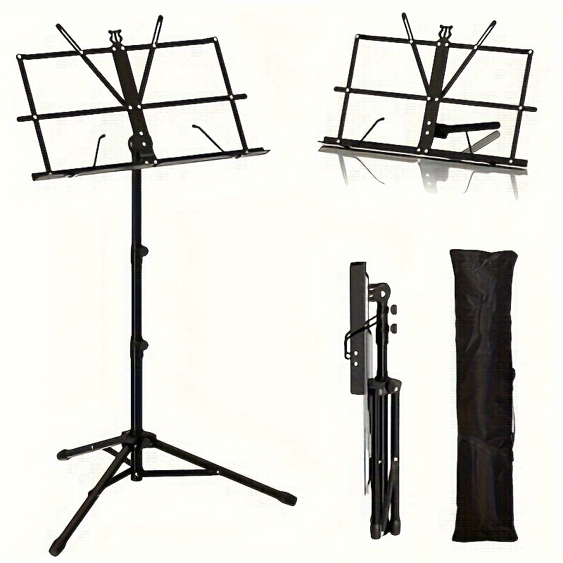 TEMU Music Stand, Music Stand For Sheet Music,folding Music Stand,portable Music Stand