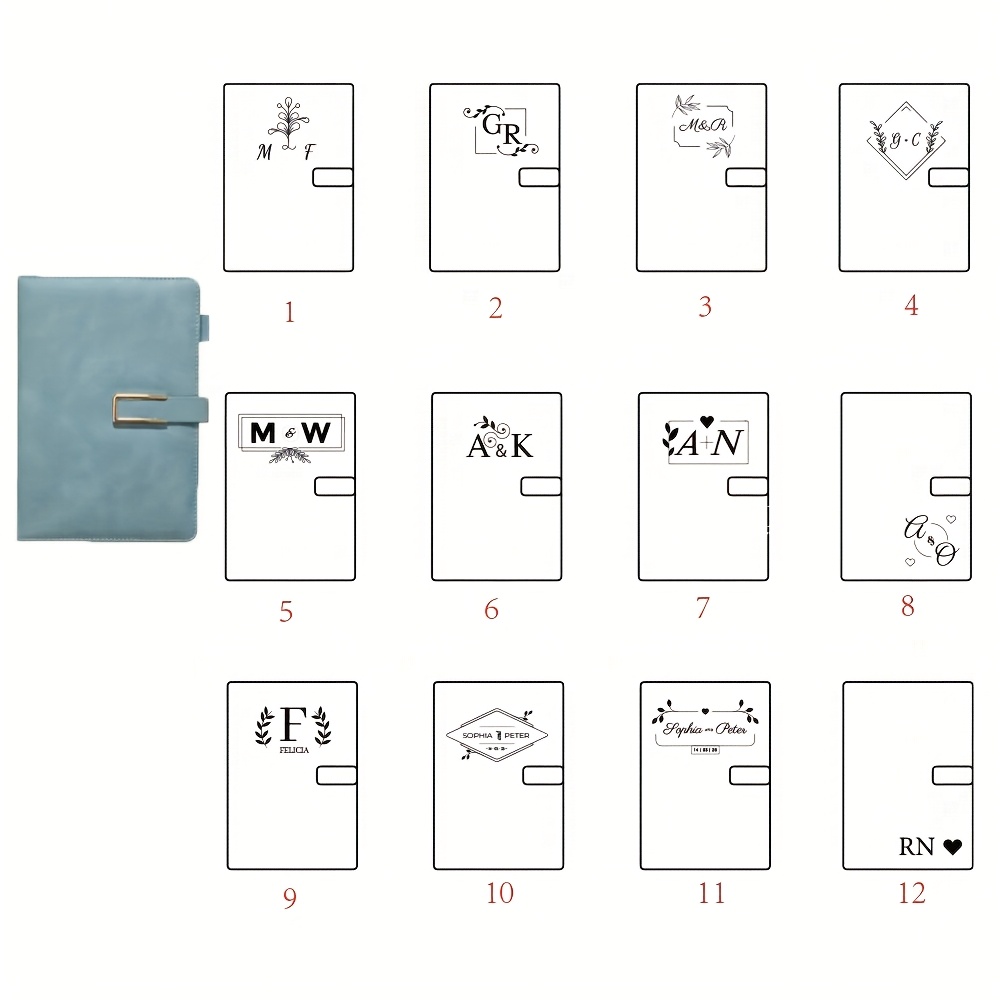 TEMU Personalized Engraved Journal, Name Journal, Office Gift, Business Gift, Engraved Travel Journal, Notebook Graduation Gift, Initial Notebook