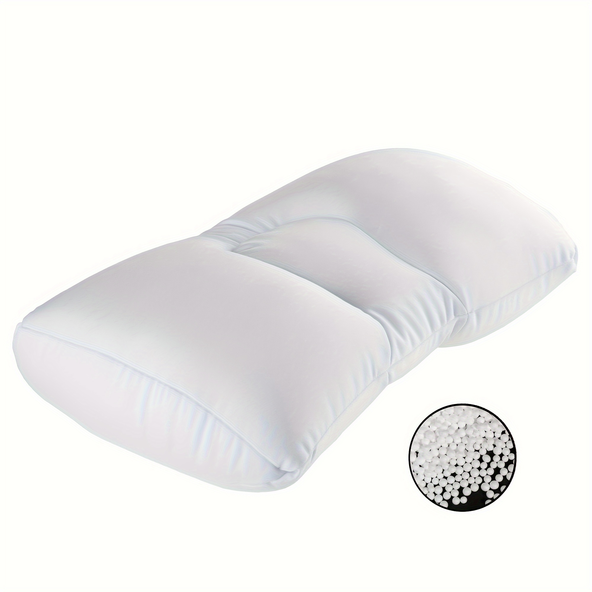 Contour Shaped Premium Memory Foam Neck Pillow | Travel Pillow (Lavender)