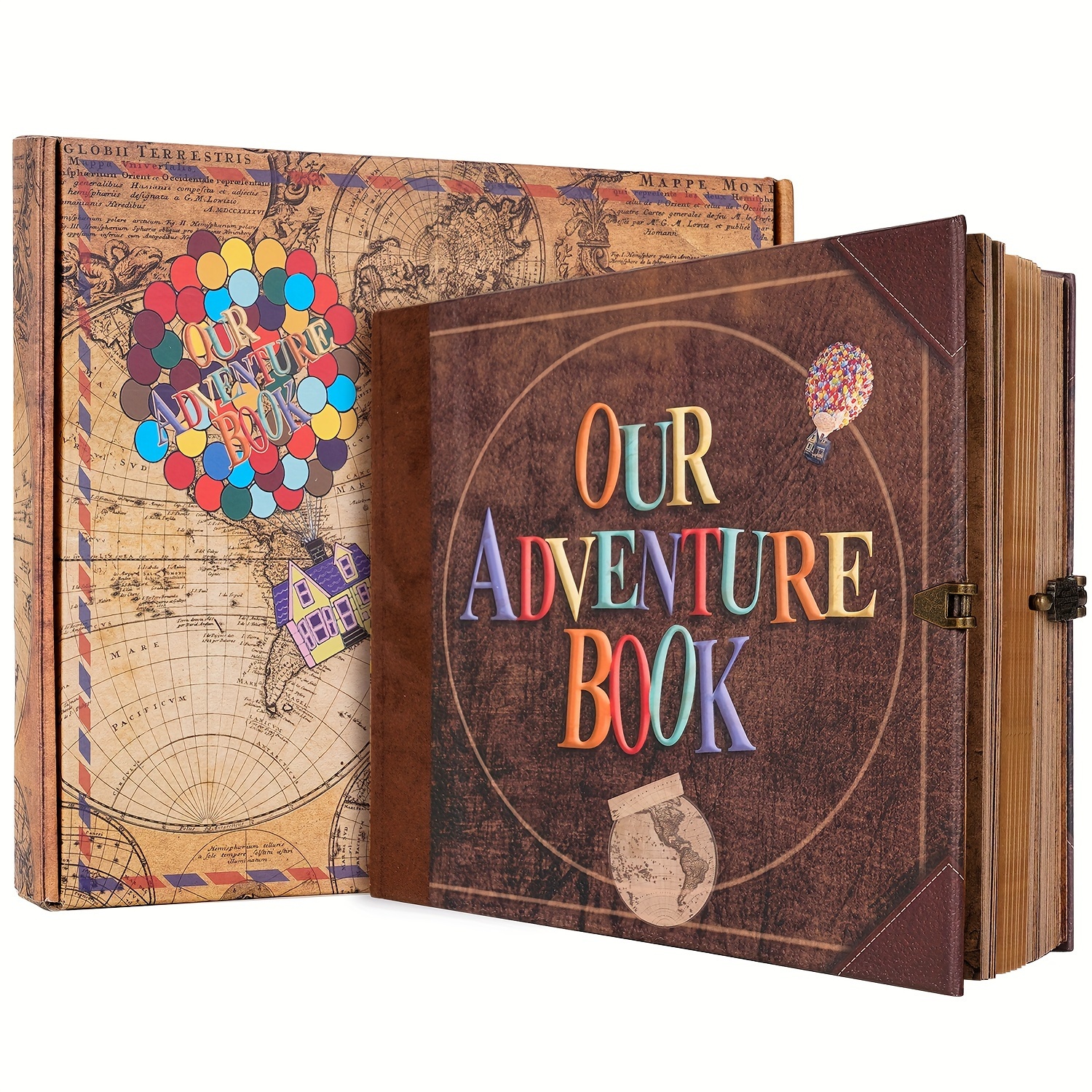 

Our Adventure Book Photo Album Embossed Letter Cover Journal Book Kit For Couples, Memory Book For Anniversary Wedding, Valentines Day Gifts