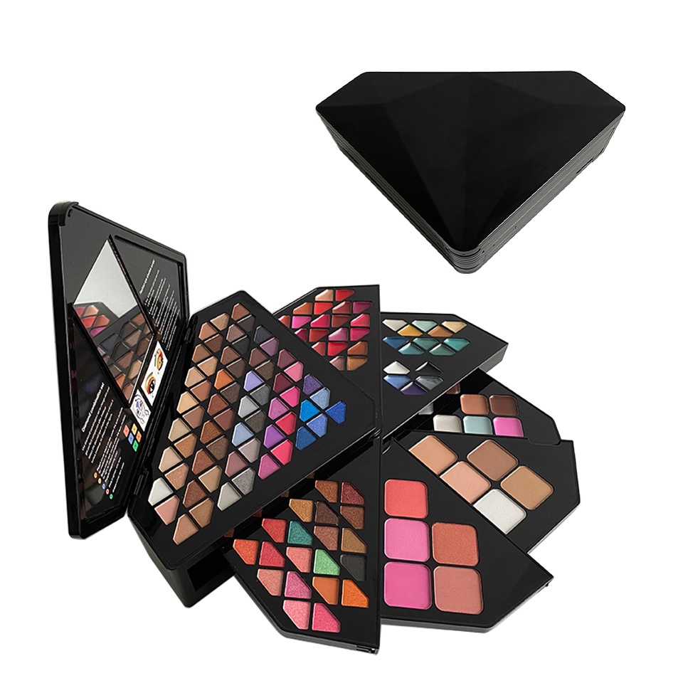 VERONNI All In One Makeup Palette Set, 130 Colors Makeup Kit Eyeshadow Palette Set - Including Eyeshadow, Lip Gloss, Concealer, Highlighter, Eyebrow Gel And Blusher Makeup Gift Kit