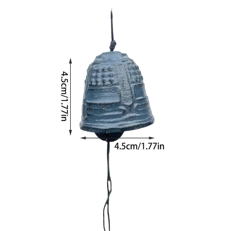 Campana De Viento Japonesa De Vidrio - Decoración Para Interior Y Exterior Con Sonido Melódico - Diseño De Carpa Roja