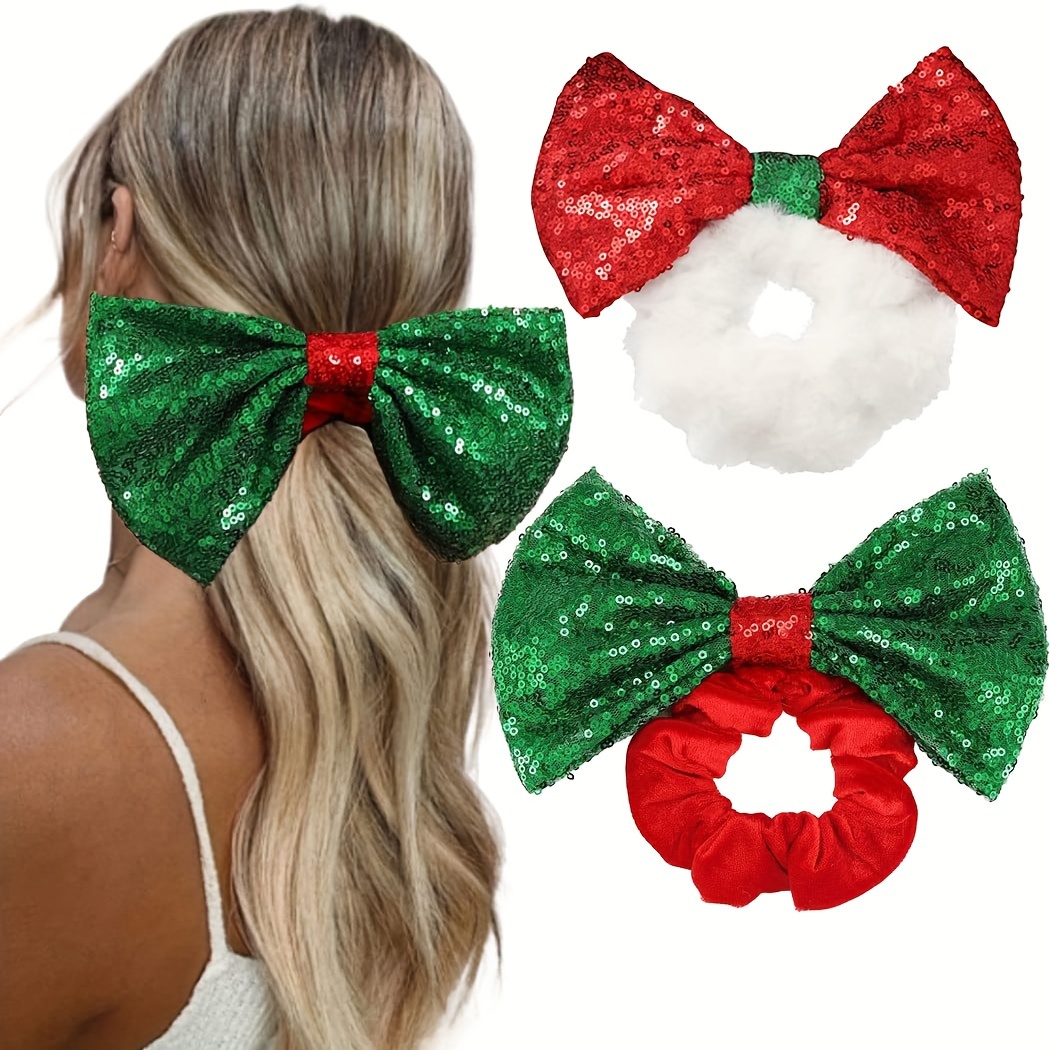 

1pc Bow, Christmas For Women, Tie Bowknot, Hairband