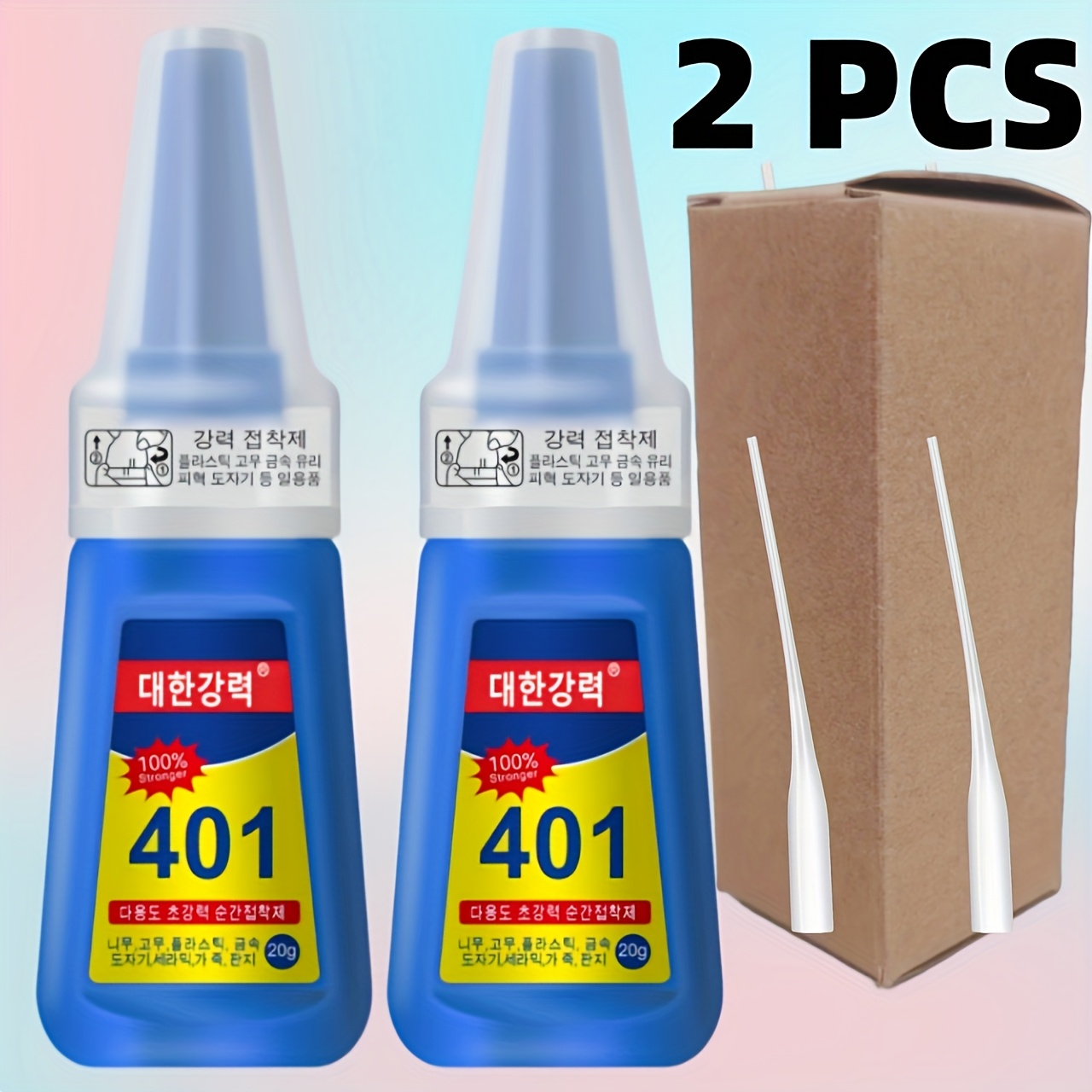 TEMU 4/2pcs Heavy Duty Glue For Everything, All-purpose, Fast Drying, Clear,, Glue, Wood Glue, Metal Glue, Craft Glue, Extra Hold Nail Glue Super