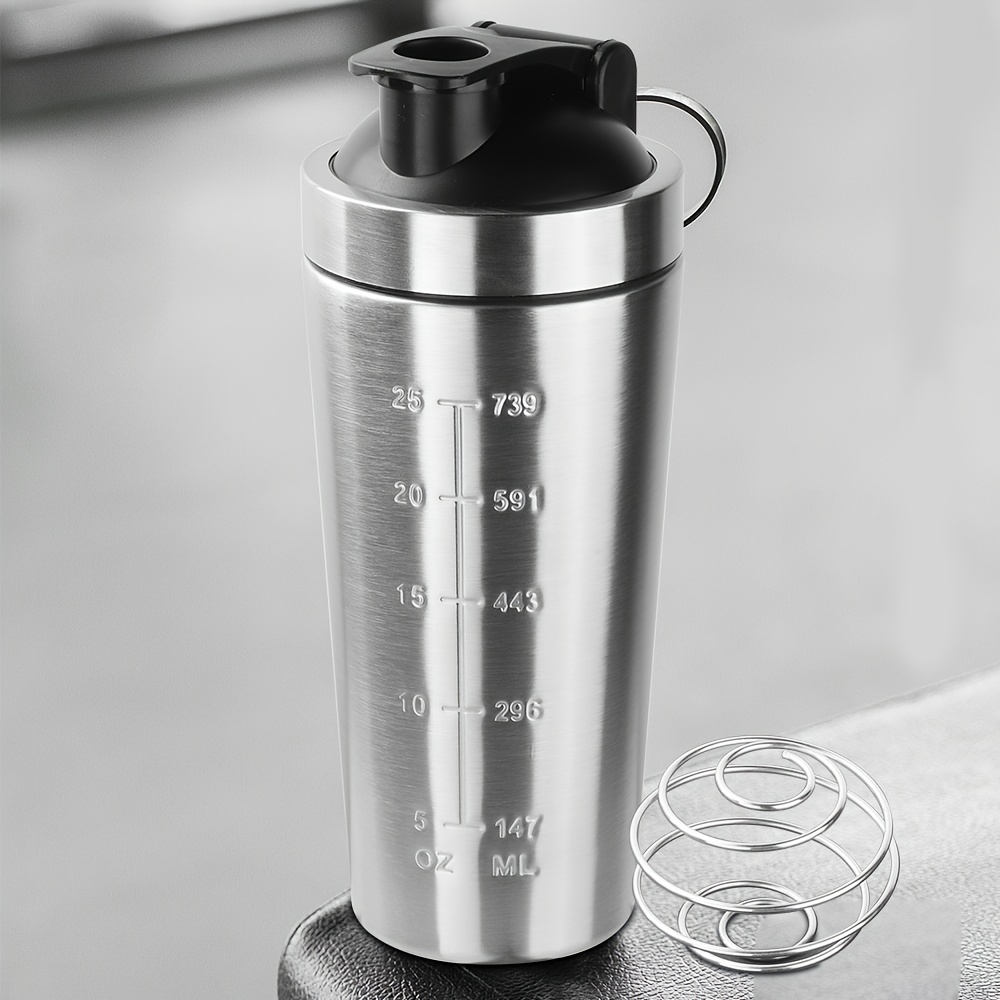 TEMU 1pc Large Water Bottle, Leak- Sports Drink Bottle With Time Stamp, Quality Exercise And Fitness Hydration Treatment