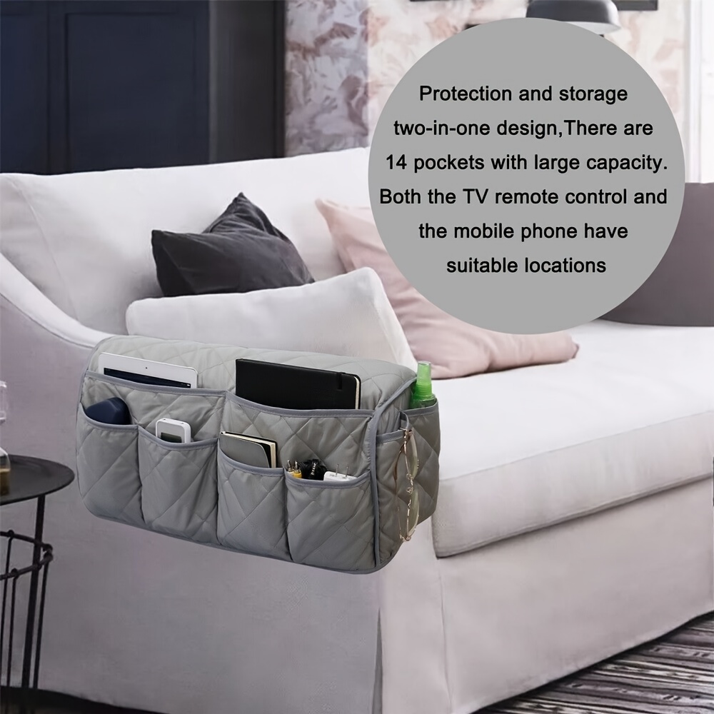 

Sofa Armrest Organizer 14 , Hanging Bag For And Devices, Organizer