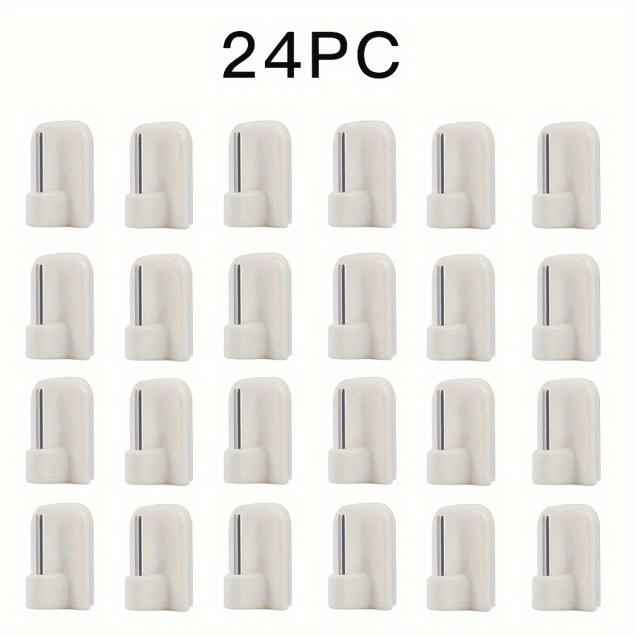 TEMU Are 2 Colors: White And Transparent. Ring Mini Hook Storage Hooks, Necklaces, Bracelets,adhesive Hook For Curtain Rod Rear Door Storage Rack