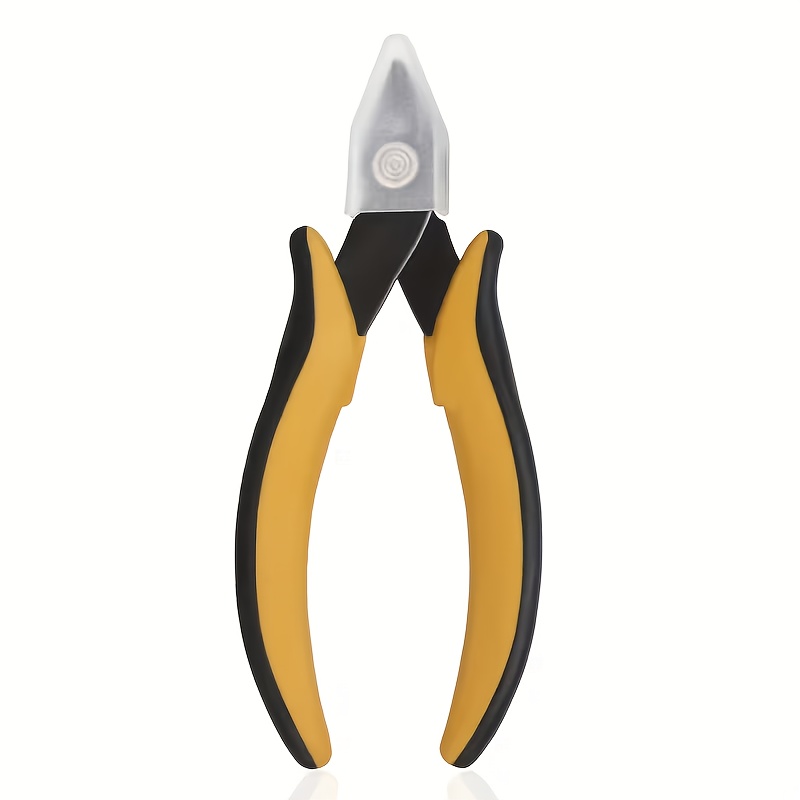 E-shop Mini-Abisolierer - Präzisions-Flachschneider, ergonomische Gelb & Griffe, federbelastetes Design für ultrafeines Schneiden, robuste
