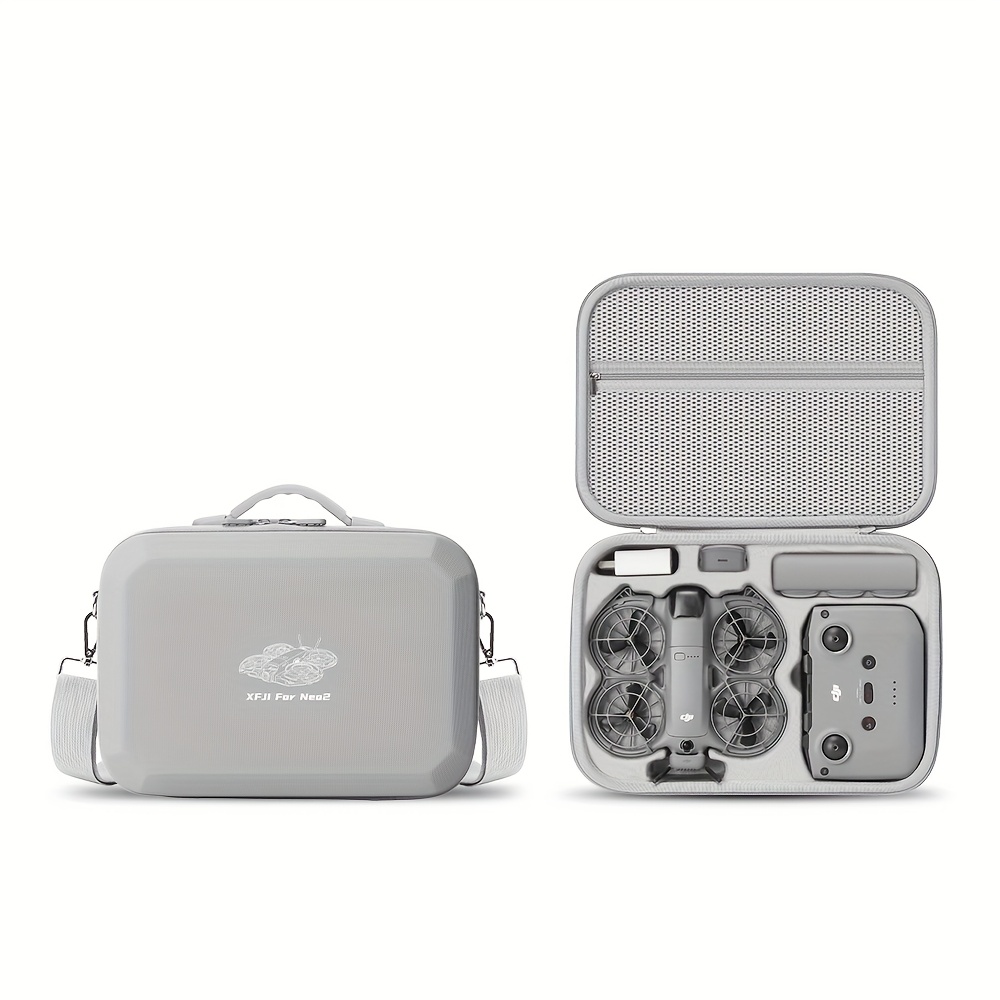 TEMU Draagbare Draagtas voor DJI Combo Drone, Beschermende Opbergkoffer met Mesh Compartimenten - Beschermhoes voor Drone Accessoires, Drone Koffer,