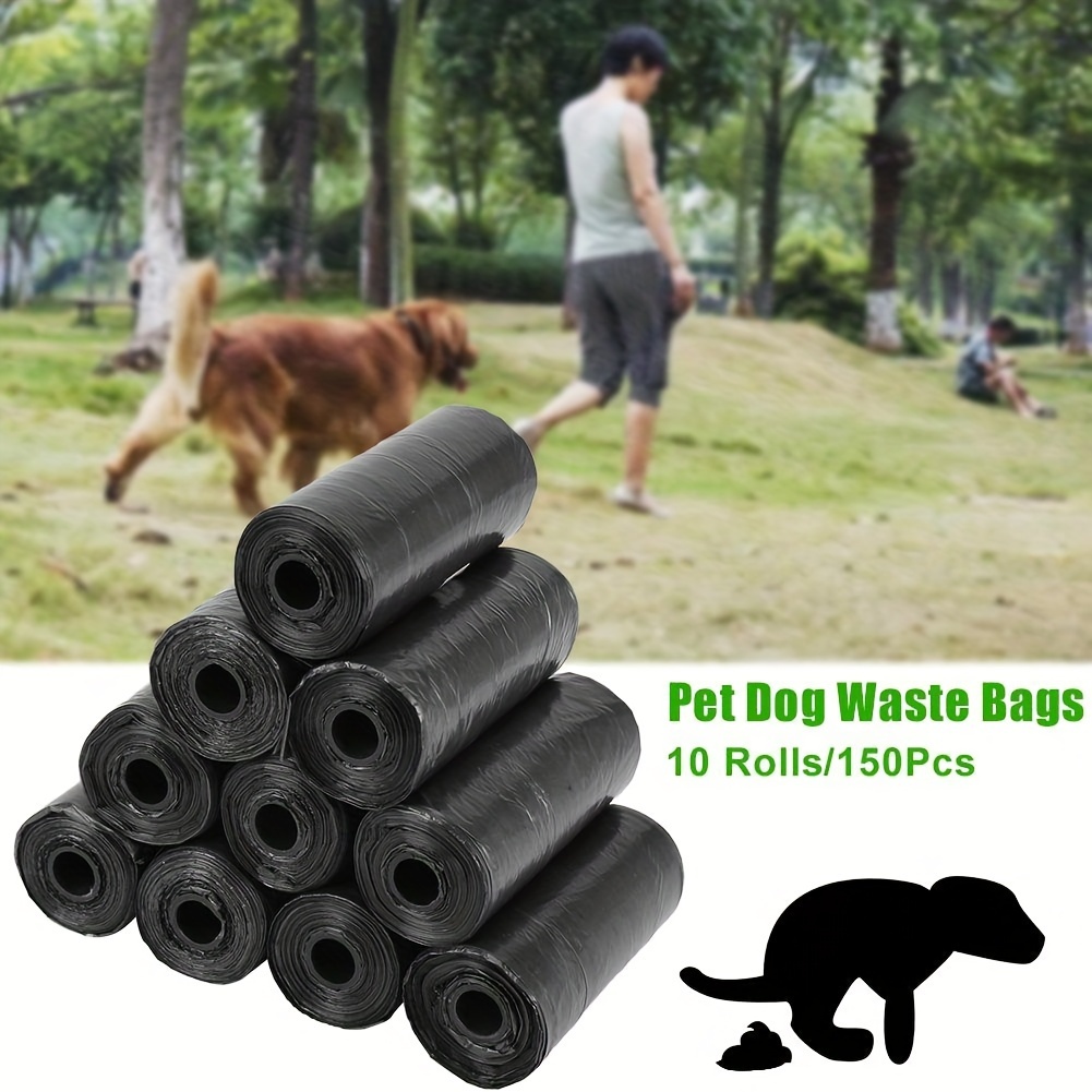 

10 Rolls/20rolls/60rolls Dog Poop Bag, Portable Pet Waste Bag, And Leak Proof Pet Garbage Bags, Pet Cleaning Supplies