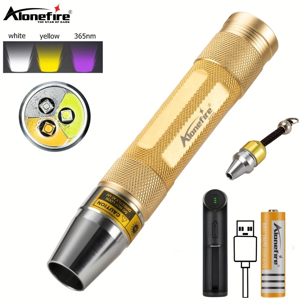 

Unlock The Secrets Of The Universe With This 3-in-1 Led Flashlight And Detector!